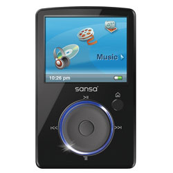SanDisk® Sansa® Fuze™ 2GB MP3 Player, Black